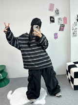 コーデュロイパラシュートカーゴパンツ🩶💚🖤💛 - 4カラーズ