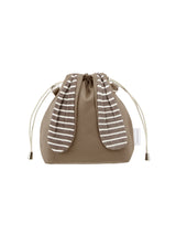 Bunny bag - Beige stripe