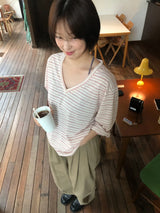 Daily stripe t-shirt