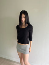 Soft Slim Tee(BK)