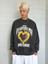 VENTIQUE ブローくんハートスウェットシャツ3カラー
