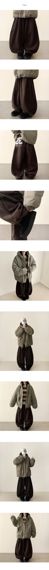 Kello 35 patch embroidered pin tuck wide pants