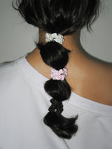 [3 set] Berry mini scrunchie (Brown)