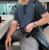  Jake Summer Daily Silket Hachi Round Short Sleeve Knit
