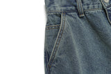 サンド ウォッシング カーゴ デニム ハーフパンツ / Sand Washing Cargo Denim Half Pants