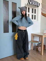BOKASHI MIX KNITTING CARDIGAN