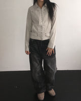 マキシキャットデニムパンツ
