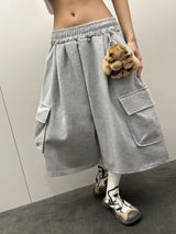 Moni Keyring Balloon Cargo Bermuda Shorts 3color
