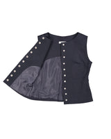 Button vest [Grey]