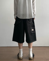 Angle Bermuda Denim Pants