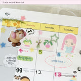 Twinkle cross-stitch sparkling easy-cut tape