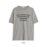OVERFIT FOAM LETTERING T-SHIRT