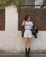 Mining knit shoulder bag
