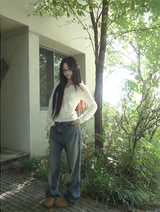 cube denim pants