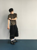 Marvin Crop ストライプ 半袖Tシャツ 3C