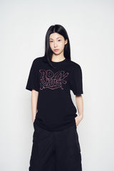 25SS ADLV PLANET SHORT SLEEVE T-SHIRT BLACK