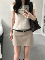 Vine Low-rise Mini Skirt (4 colors)