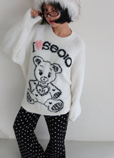 Kitchee bear oversized knitwear