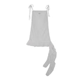 LACE SHIRRING LAYERED DRESS (WHITE) F25QD815