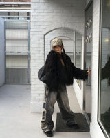 Leopard hunting cap