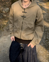 Lexer Fireman Buckle Hooded Jacket