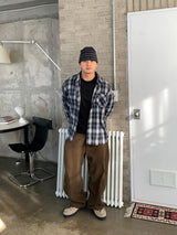 サイドリングワイドパンツ
