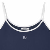 エッセンシャル コントラスト ノースリーブ Navy