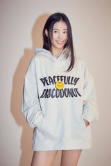 ピースフルスマイルパーカー_bk