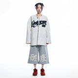 ENOE Patch Sweat Bermuda Pants - GREY