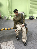 No.1852 heavy nylon MA-1 JK