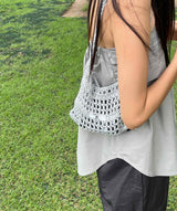 silver net bag