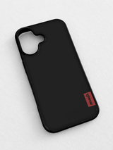 【MADE】Matte Black Poppy Red iPhone case [Matte Glass/Magsafe]