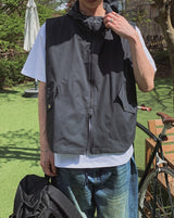 Lowell String Hooded Vest