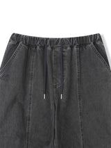 Dyeing washed panel pants