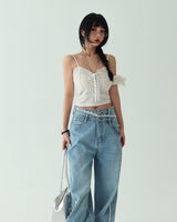 corset lace bustier sleeveless