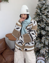 Bedin Nordic Toggle Knit Cardigan