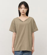 Oct Washed Henley Top