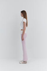 【MADE】 Roll-Up Flare Pants_Pink