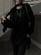 wrinkle pleated scarf (2color)