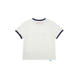 グッドバイブオンリーリンガーTシャツ_ホワイト