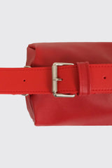 チャンキーバックルエアバッグレター-Red