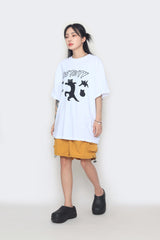 Black City Cat Short-Sleeved T-Shirt