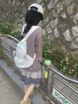 ribbon pocket cardigan