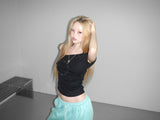 hazel knit crop  bratop(3 color) 