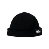 Flame 2Way Beanie Black