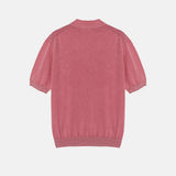ASCLO Pigment Collar Short Sleeve Knit (5color)