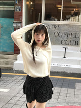 リコガーリッシュドットカンカンシャーリングスカート