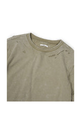 DAMAGE LAYERED L/S TEE (BEIGE)