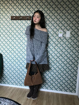 Liz Cutout Checkered Midi Skirt (2 Colors)