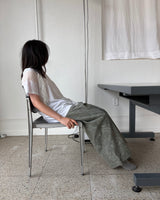 Cloudy Openneck Tee (3colors)